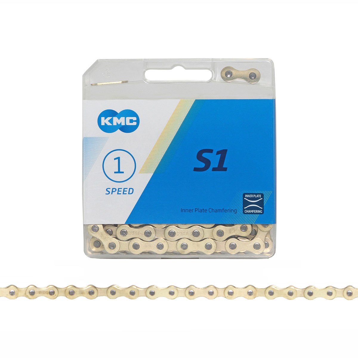 KMC Chain 1/2x1/8x112 1/Speed Gold.